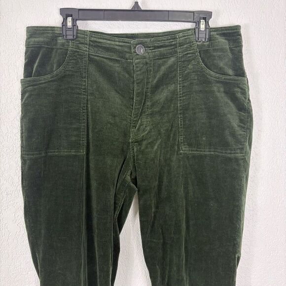 Kut From The Kloth Green Corduroy Bootcut Jeans Size 12 - Picture 2 of 11